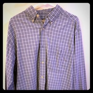 Wrangle Rugged Gray button up shirt size large